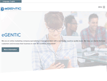 Tablet Screenshot of egentic.com
